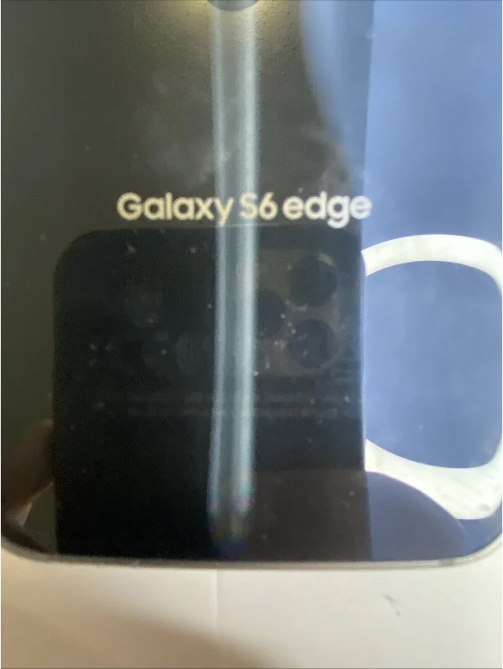 Samsung Galaxy S6 Edge 64 GB Black Sapphire - Unknown Carrier, Damaged, Untested
